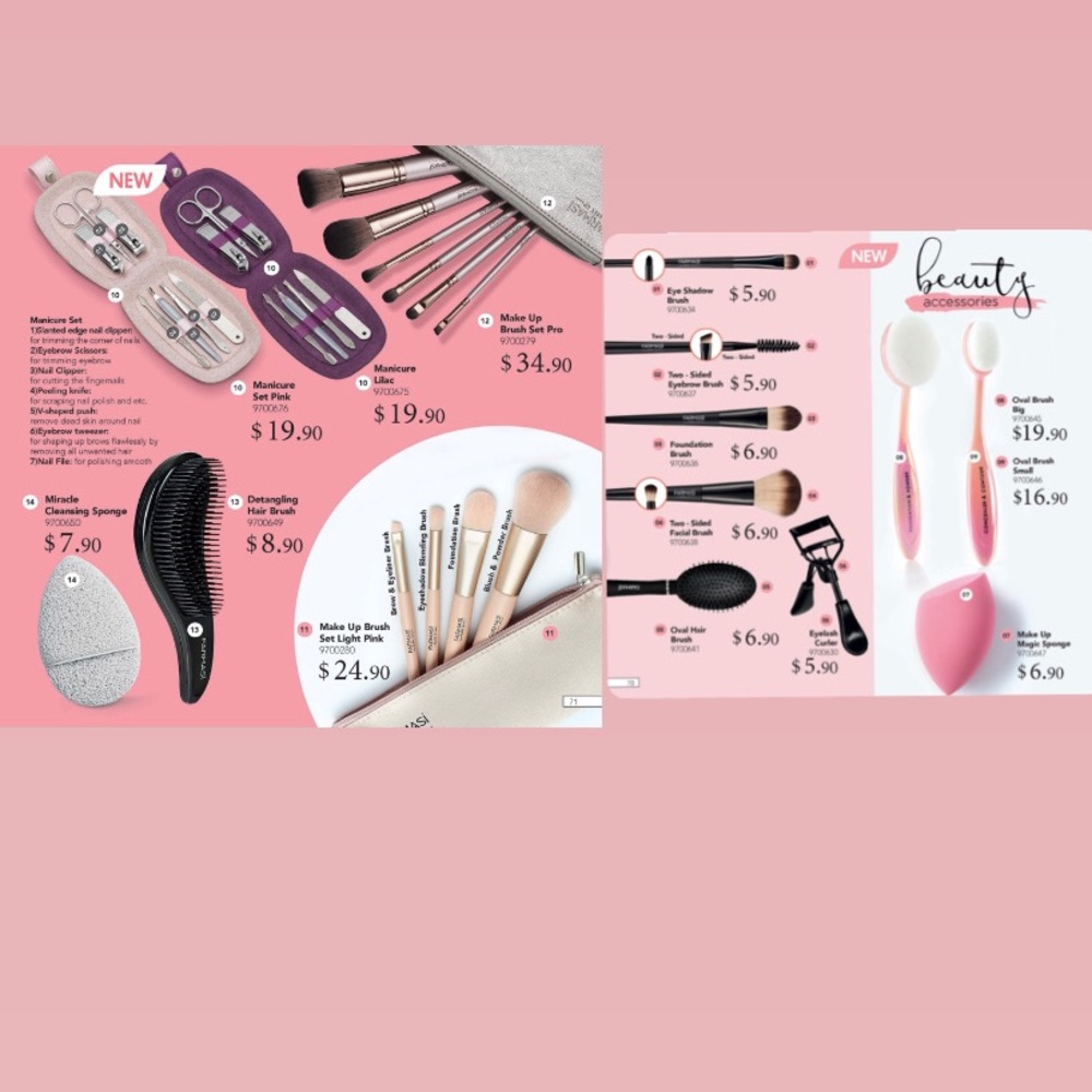 Makeup brushes